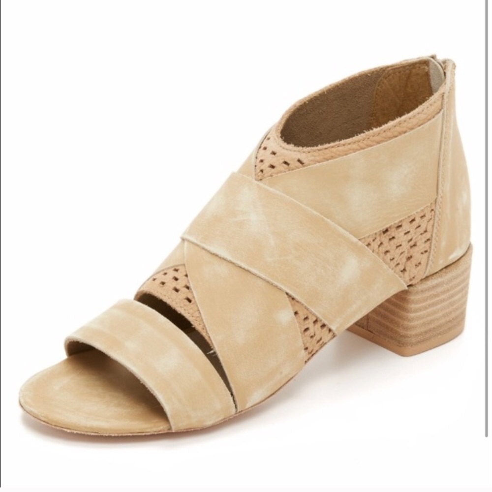 Free People Eclipse Block Heels Gently Used